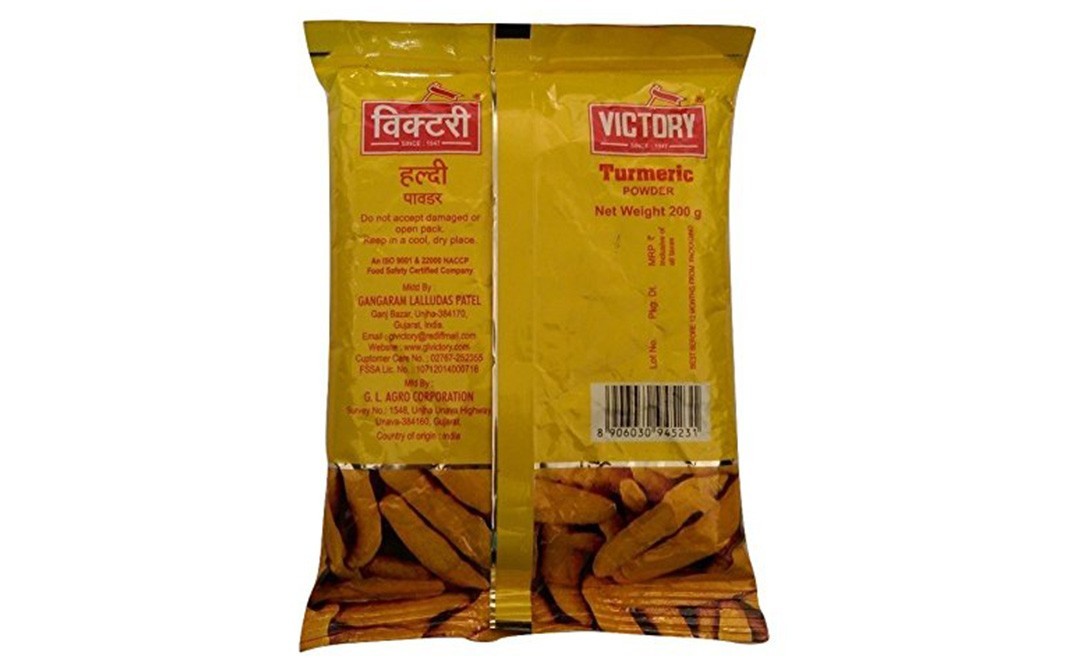 Victory Turmeric Powder    Pack  200 grams